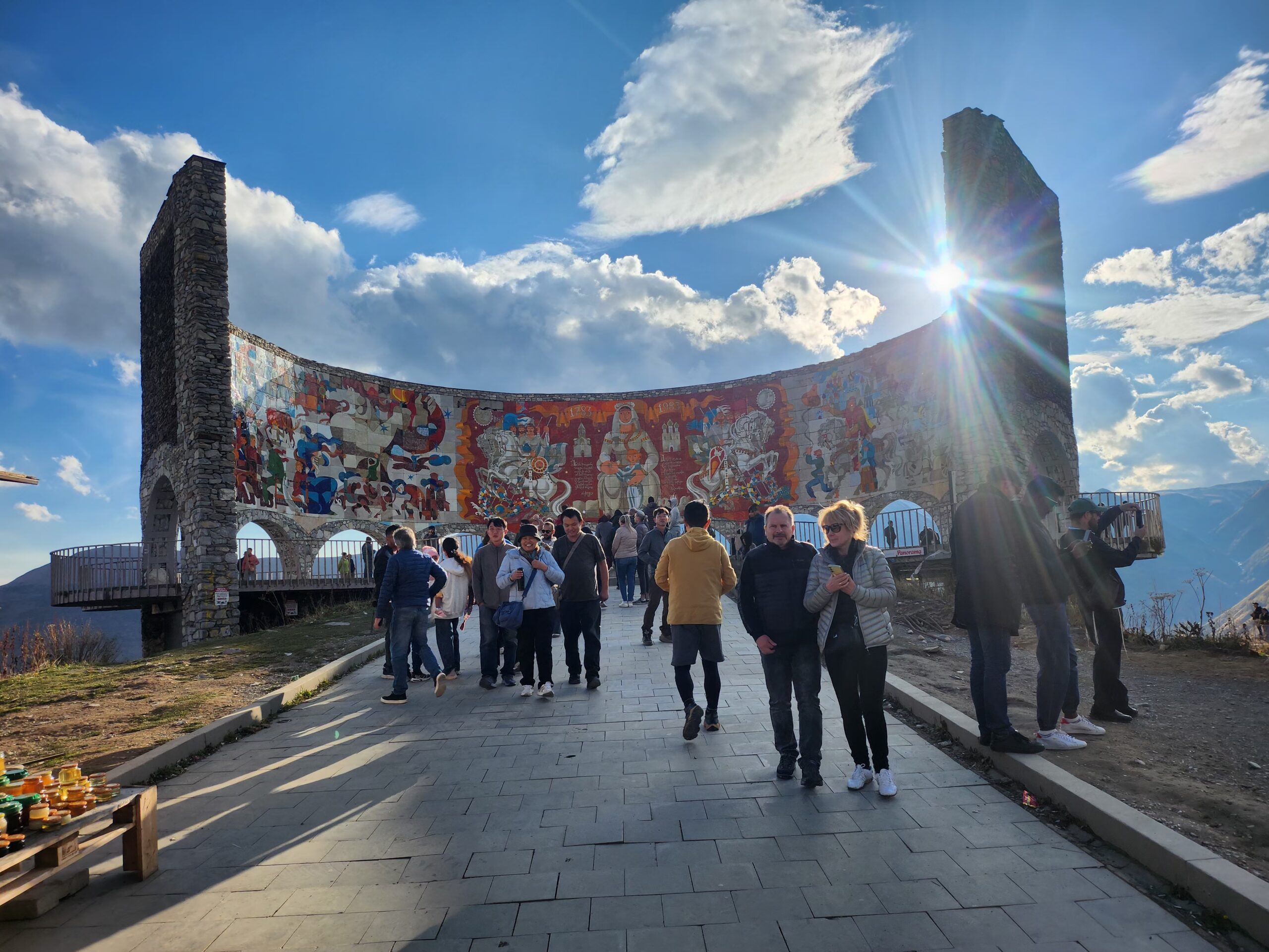 Georgia Travel | Friendship Monument in Kazbegi